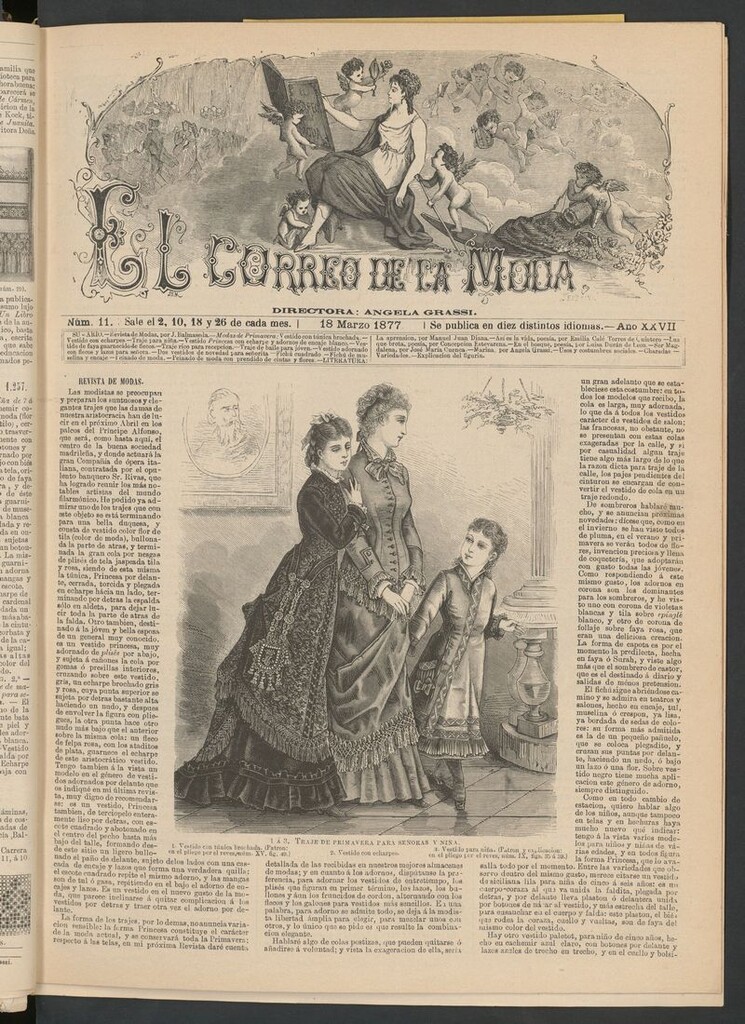 Miniatura de El Correo de la Moda: periódico del bello sexo del 18 de marzo de 1877