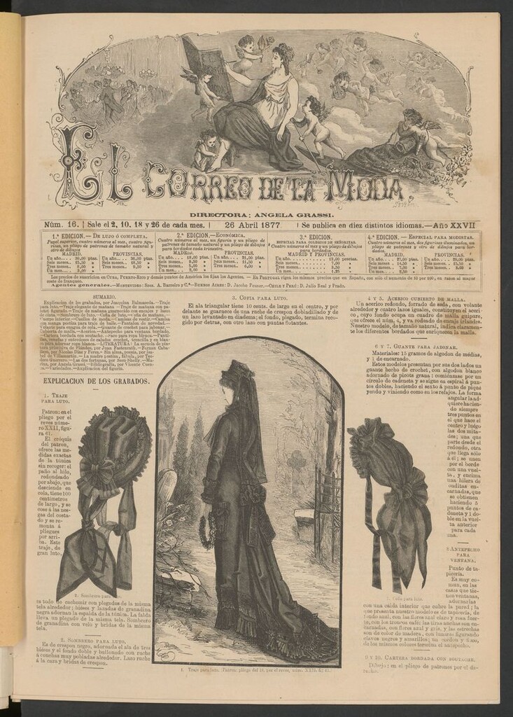 Miniatura de El Correo de la Moda: periódico del bello sexo del 26 de abril de 1877