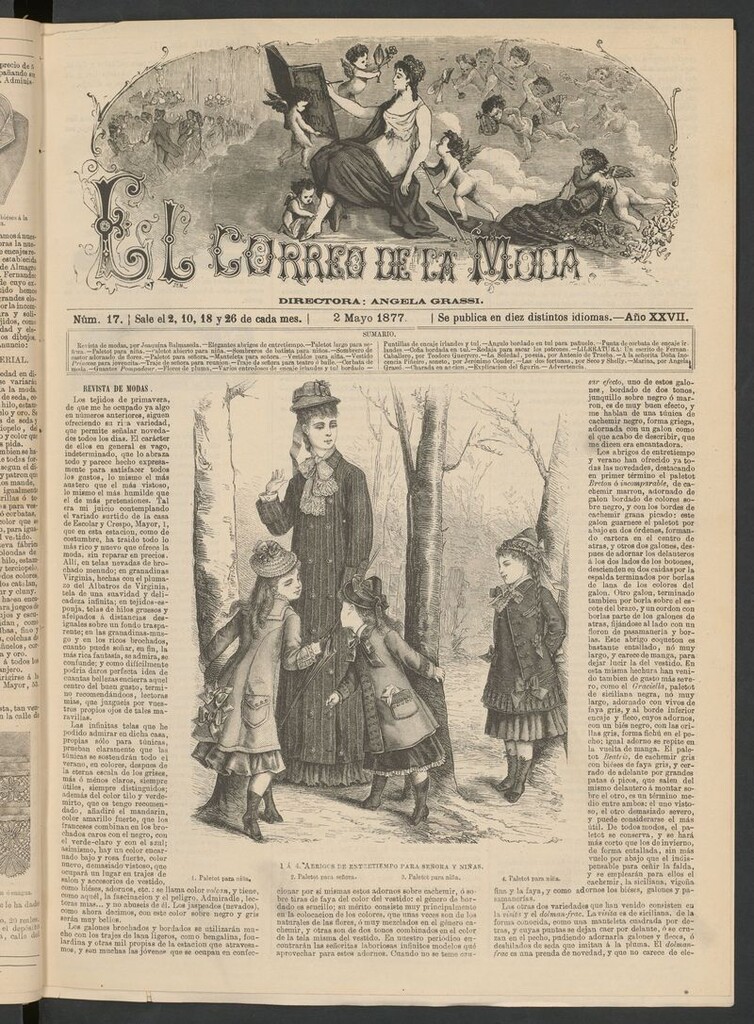 Miniatura de El Correo de la Moda: periódico del bello sexo del 2 de mayo de 1877