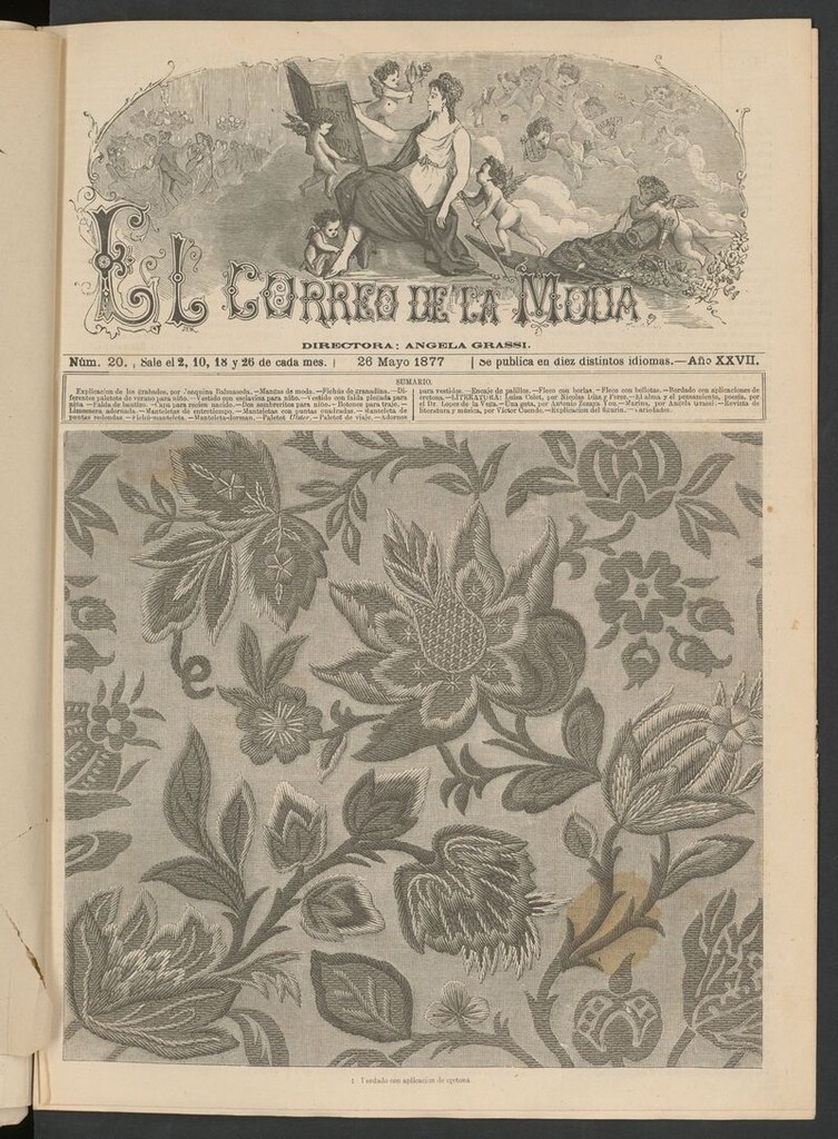 Miniatura de El Correo de la Moda: periódico del bello sexo del 26 de mayo de 1877