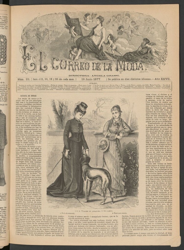 Miniatura de El Correo de la Moda: periódico del bello sexo del 18 de junio de 1877