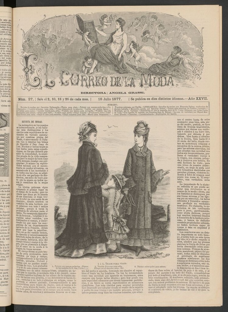 Miniatura de El Correo de la Moda: periódico del bello sexo del 18 de julio de 1877