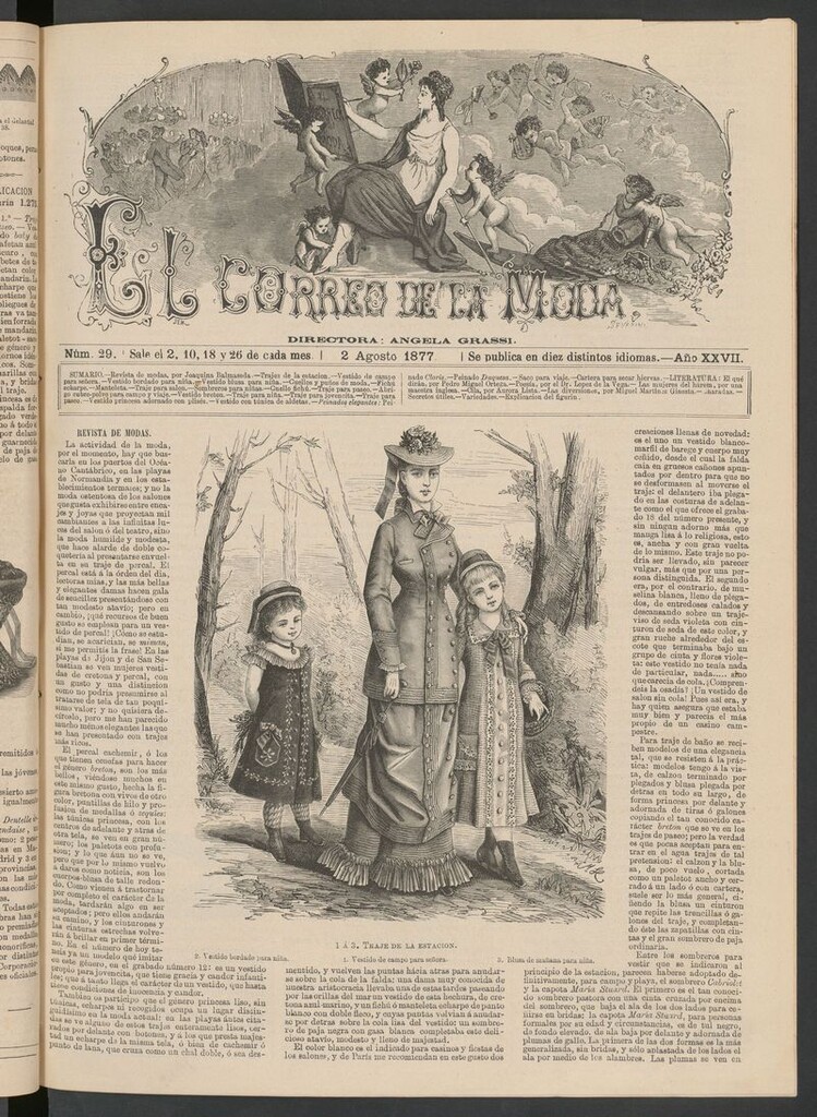Miniatura de El Correo de la Moda: periódico del bello sexo del 2 de agosto de 1877