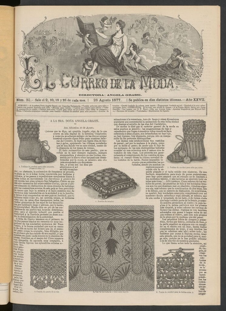 Miniatura de El Correo de la Moda: periódico del bello sexo del 26 de agosto de 1877