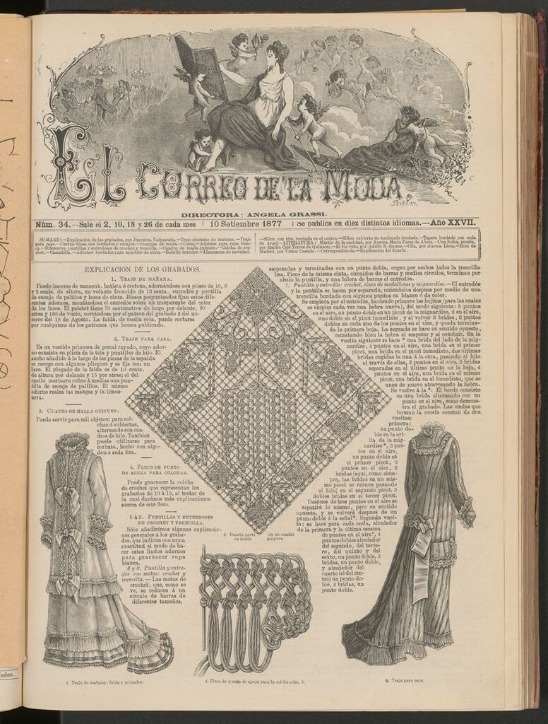 Miniatura de El Correo de la Moda: periódico del bello sexo del 10 de septiembre de 1877