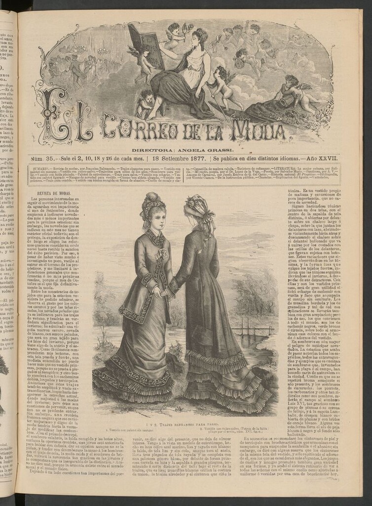 Miniatura de El Correo de la Moda: periódico del bello sexo del 18 de septiembre de 1877