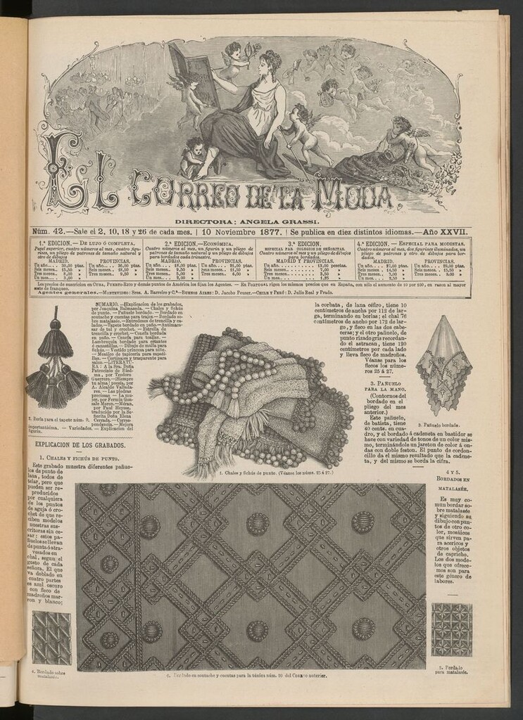 Miniatura de El Correo de la Moda: periódico del bello sexo del 10 de noviembre de 1877