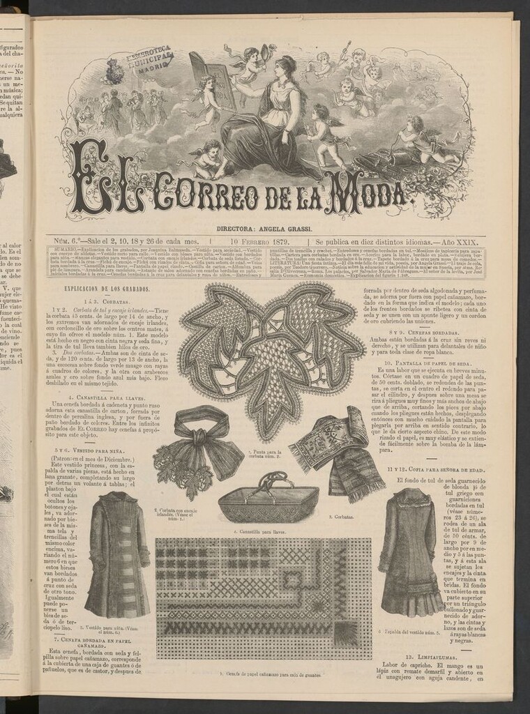 Miniatura de El Correo de la Moda: periódico del bello sexo del 10 de febrero de 1879