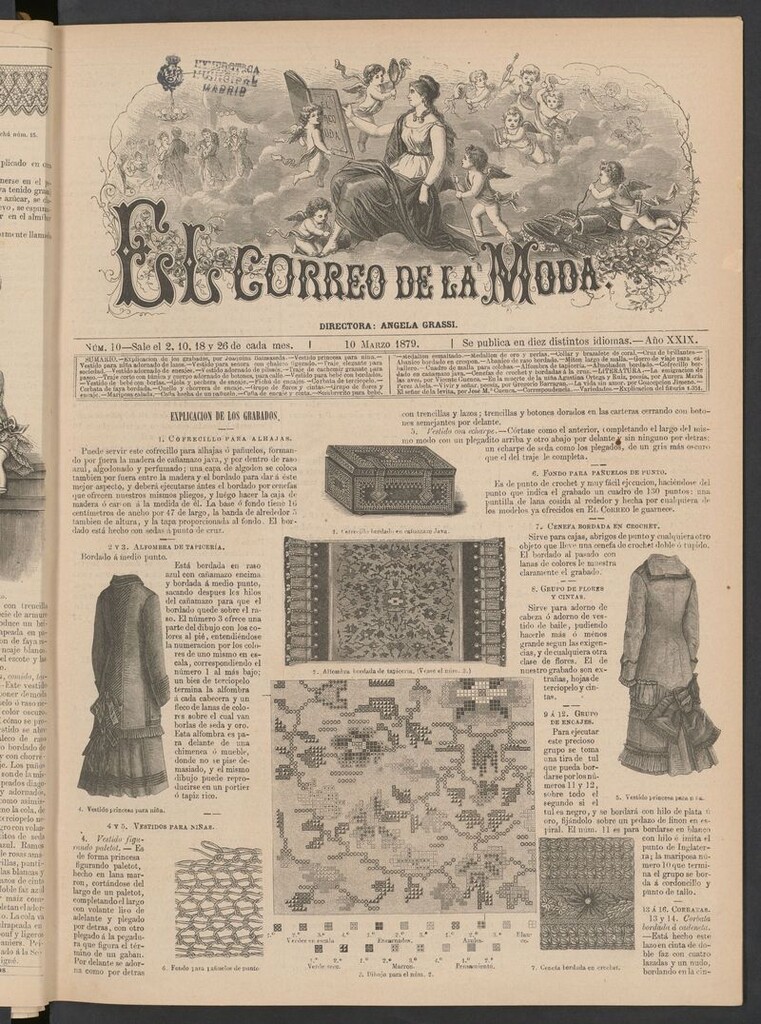 Miniatura de El Correo de la Moda: periódico del bello sexo del 10 de marzo de 1879