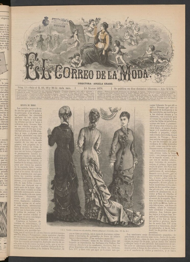 Miniatura de El Correo de la Moda: periódico del bello sexo del 18 de marzo de 1879