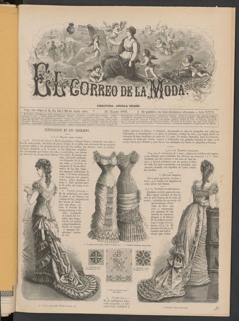 Miniatura de El Correo de la Moda: periódico del bello sexo del 26 de marzo de 1879