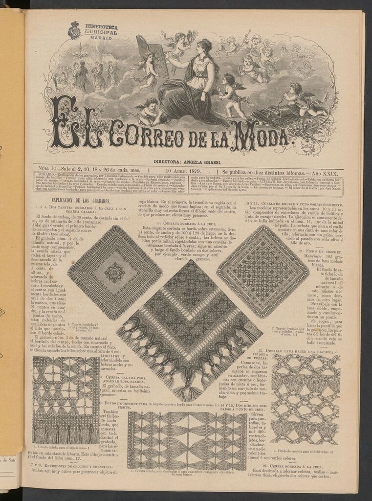 Miniatura de El Correo de la Moda: periódico del bello sexo del 10 de abril de 1879