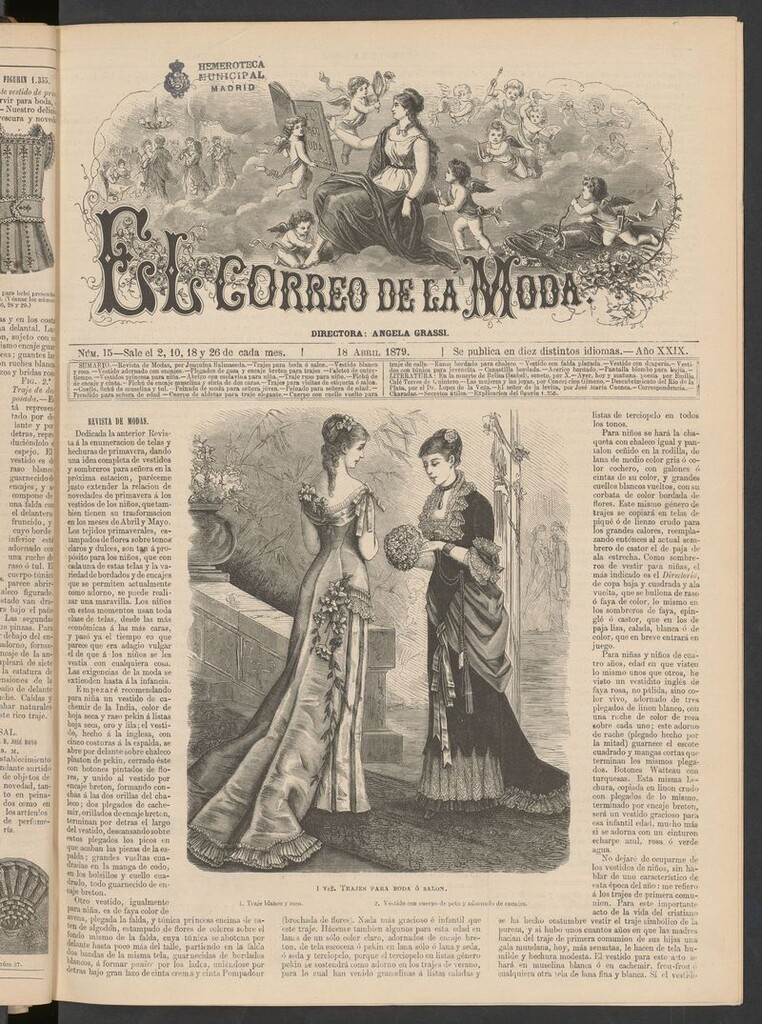 Miniatura de El Correo de la Moda: periódico del bello sexo del 18 de abril de 1879
