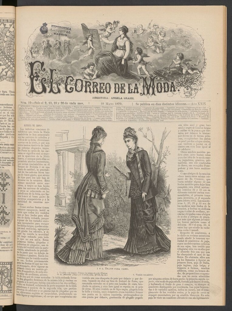 Miniatura de El Correo de la Moda: periódico del bello sexo del 18 de mayo de 1879
