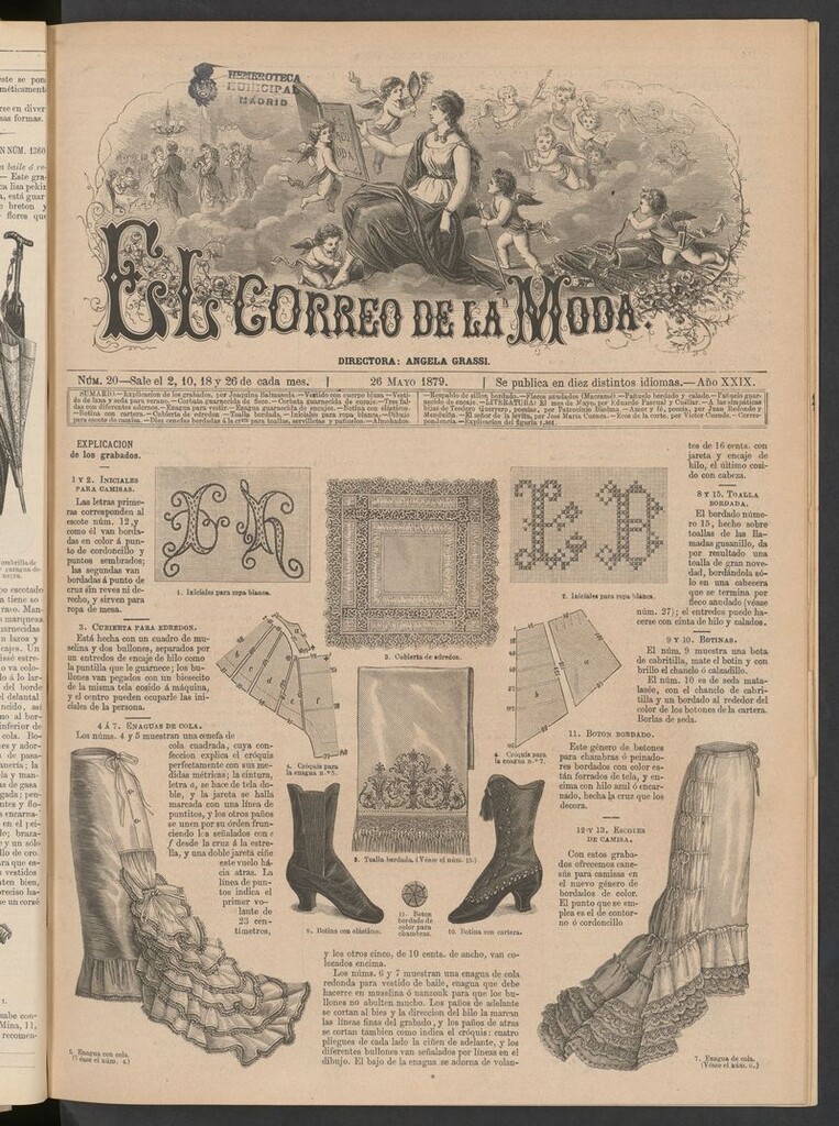 Miniatura de El Correo de la Moda: periódico del bello sexo del 26 de mayo de 1879
