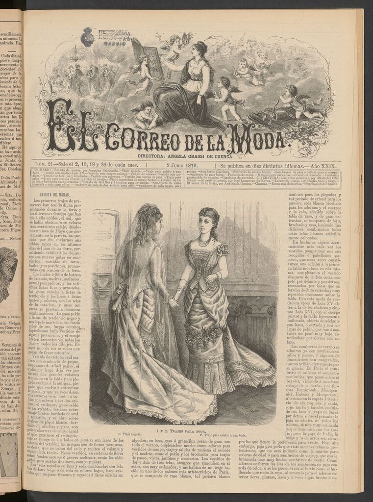 Miniatura de El Correo de la Moda: periódico del bello sexo del 2 de junio de 1879