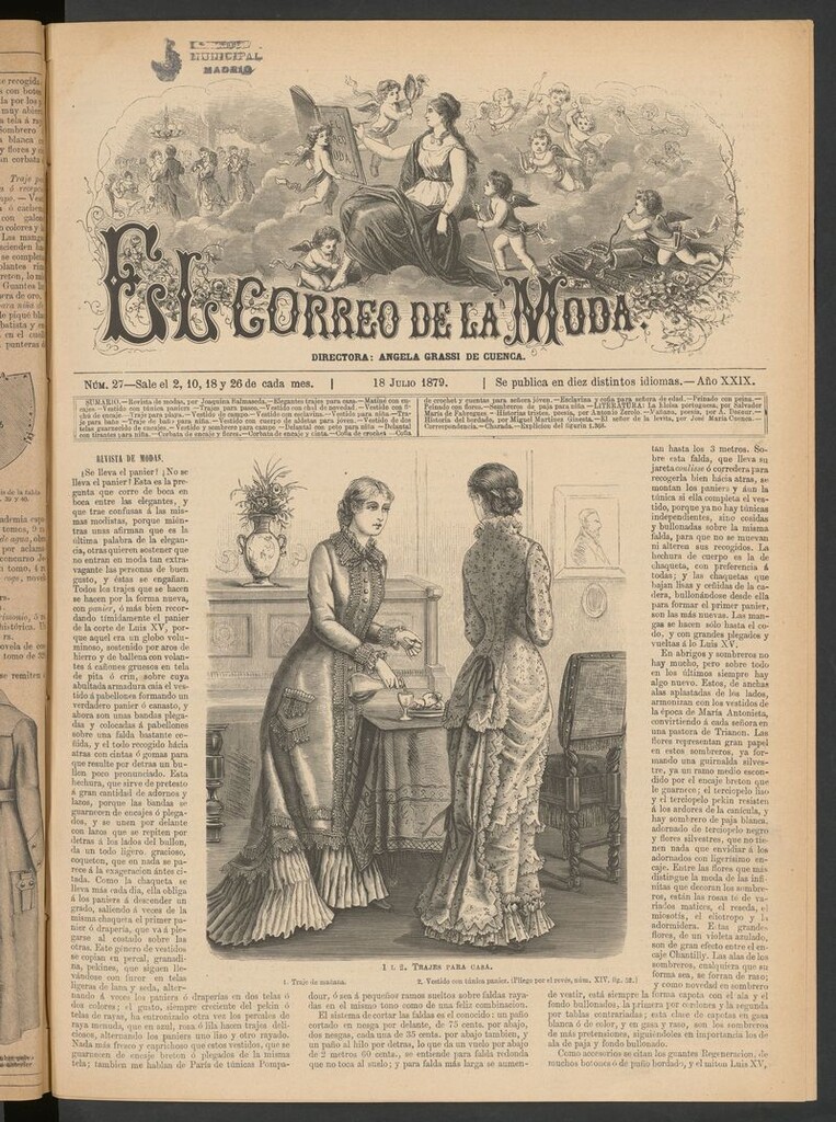 Miniatura de El Correo de la Moda: periódico del bello sexo del 18 de julio de 1879
