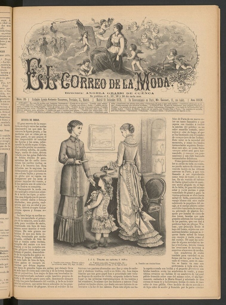 Miniatura de El Correo de la Moda: periódico del bello sexo del 18 de septiembre de 1879