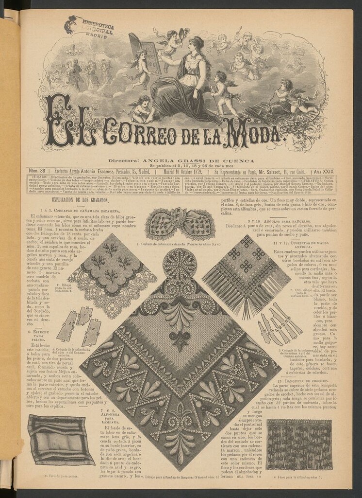 Miniatura de El Correo de la Moda: periódico del bello sexo del 10 de octubre de 1879