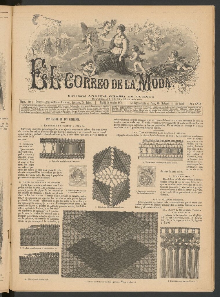 Miniatura de El Correo de la Moda: periódico del bello sexo del 26 de octubre de 1879