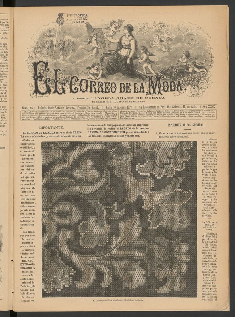 Miniatura de El Correo de la Moda: periódico del bello sexo del 10 de diciembre de 1879