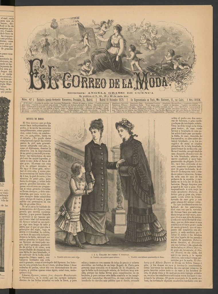 Miniatura de El Correo de la Moda: periódico del bello sexo del 18 de diciembre de 1879