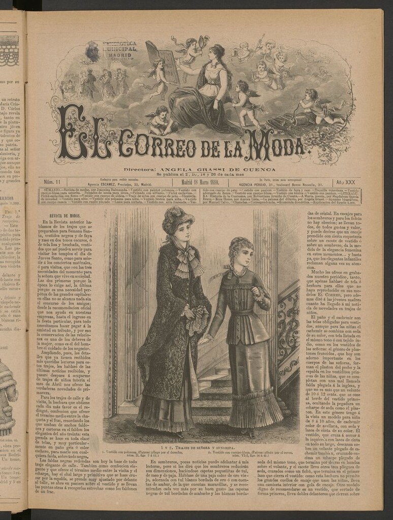 Miniatura de El Correo de la Moda: periódico del bello sexo del 18 de marzo de 1880