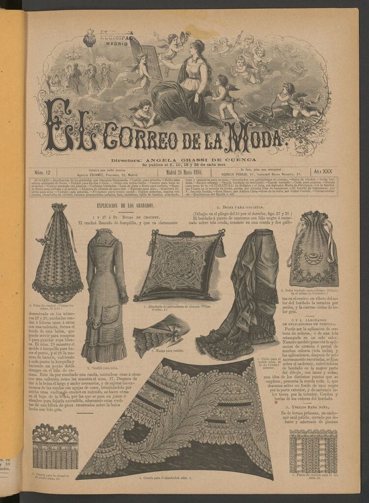 Miniatura de El Correo de la Moda: periódico del bello sexo del 26 de marzo de 1880