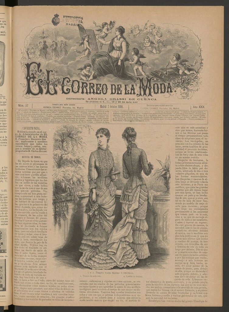 Miniatura de El Correo de la Moda: periódico del bello sexo del 2 de octubre de 1880