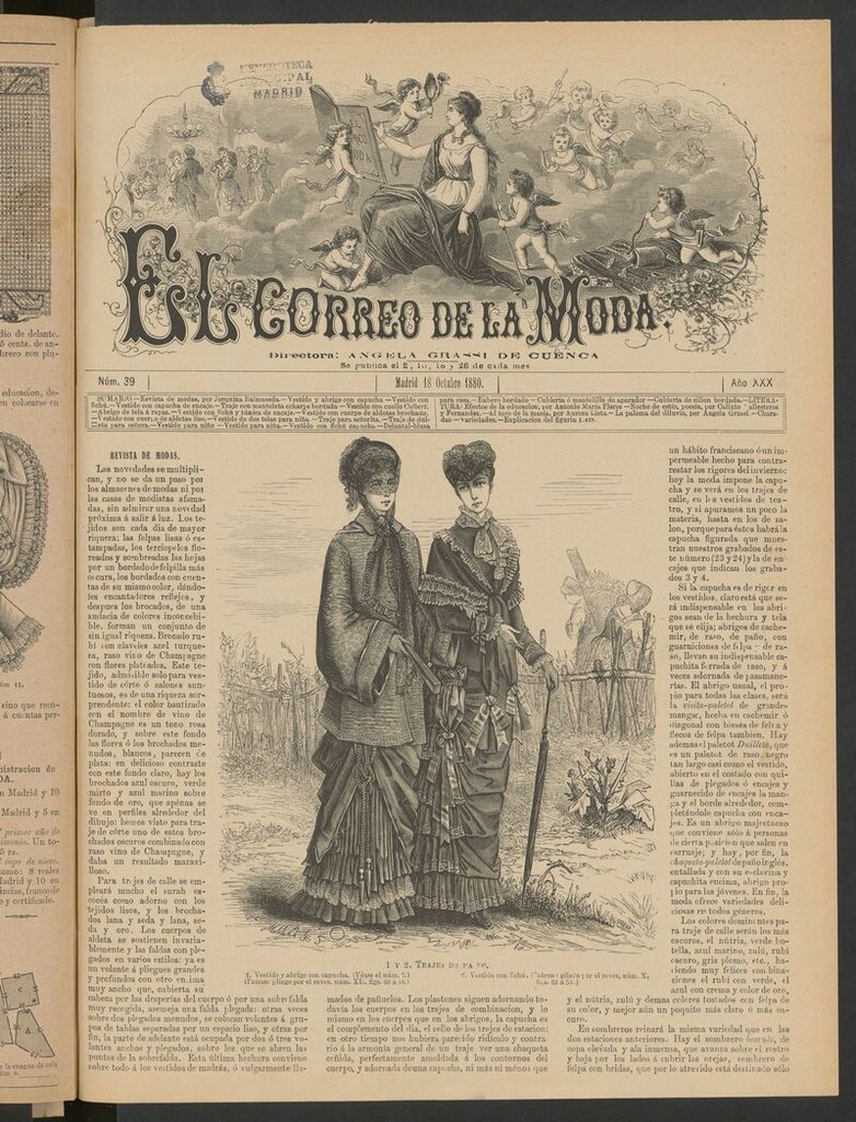 Miniatura de El Correo de la Moda: periódico del bello sexo del 18 de octubre de 1880