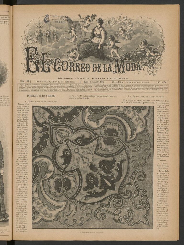 Miniatura de El Correo de la Moda: periódico del bello sexo del 10 de noviembre de 1880