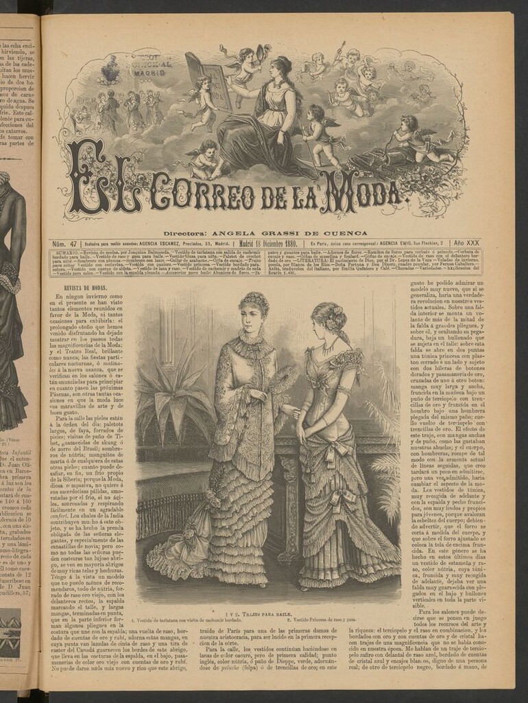 Miniatura de El Correo de la Moda: periódico del bello sexo del 18 de diciembre de 1880