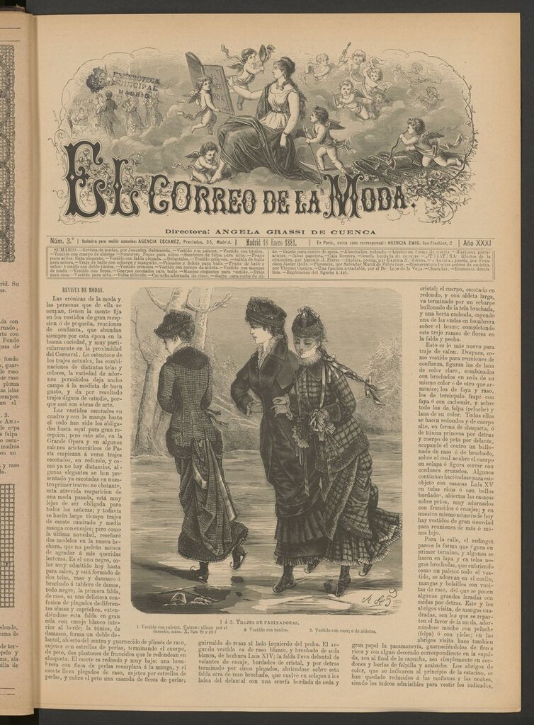 Miniatura de El Correo de la Moda: periódico del bello sexo del 18 de enero de 1881