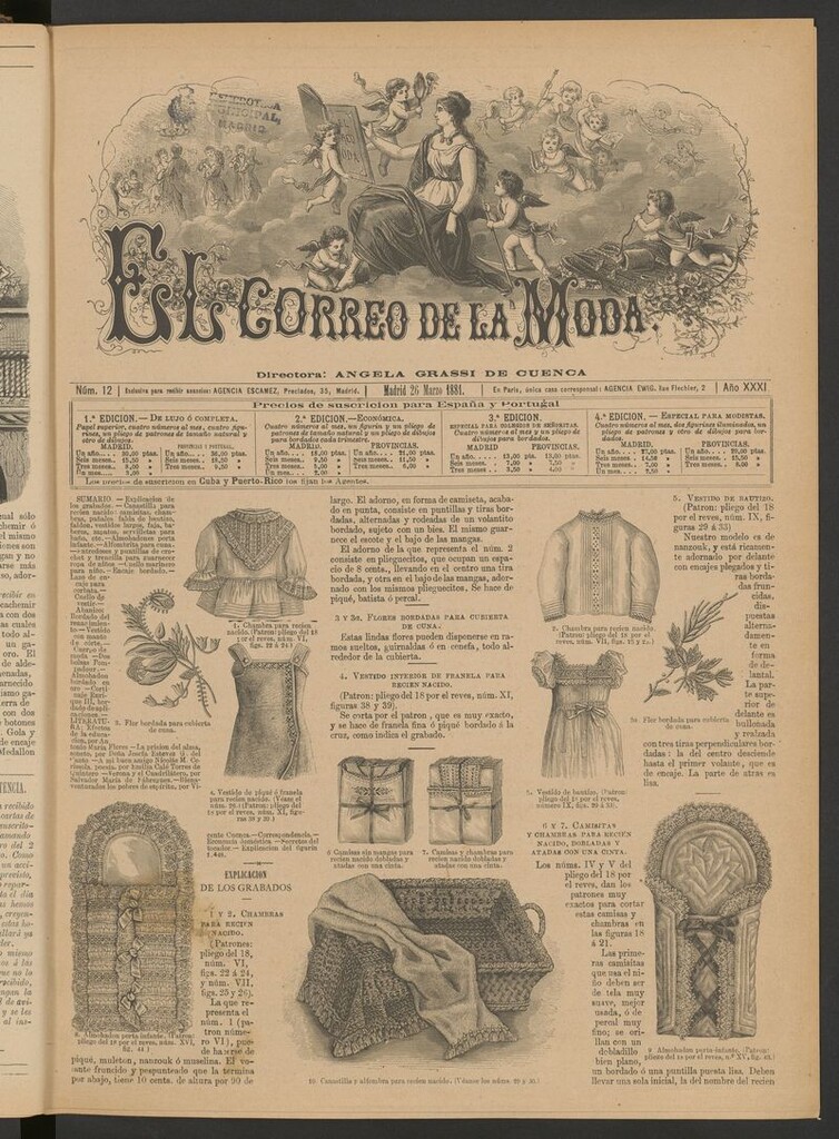 Miniatura de El Correo de la Moda: periódico del bello sexo del 26 de marzo de 1881