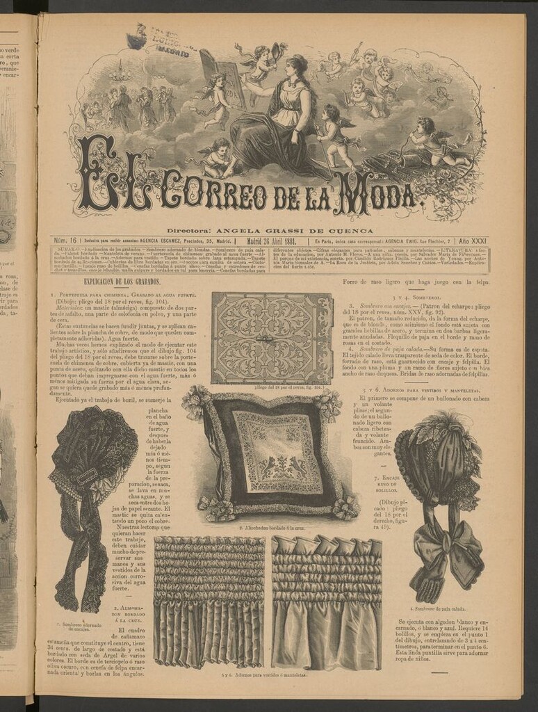 Miniatura de El Correo de la Moda: periódico del bello sexo del 26 de abril de 1881