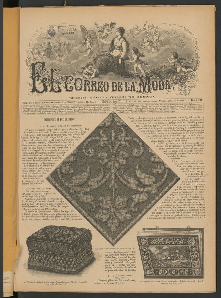 Miniatura de El Correo de la Moda: periódico del bello sexo del 26 de mayo de 1881