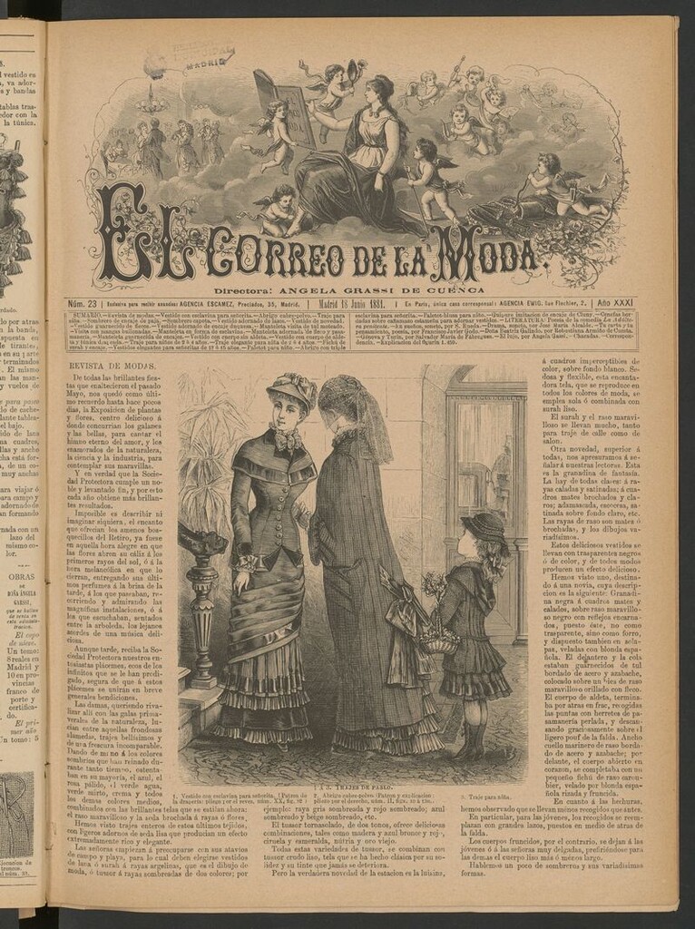Miniatura de El Correo de la Moda: periódico del bello sexo del 18 de junio de 1881