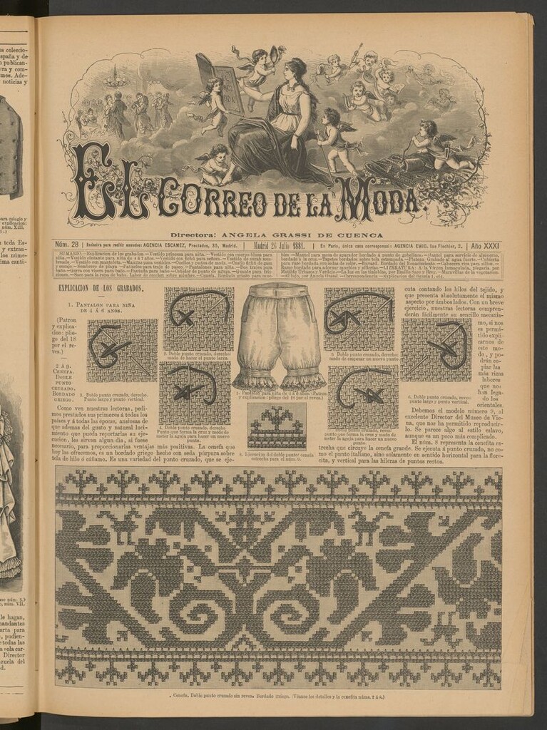 Miniatura de El Correo de la Moda: periódico del bello sexo del 26 de julio de 1881