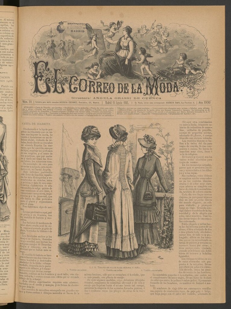 Miniatura de El Correo de la Moda: periódico del bello sexo del 18 de agosto de 1881