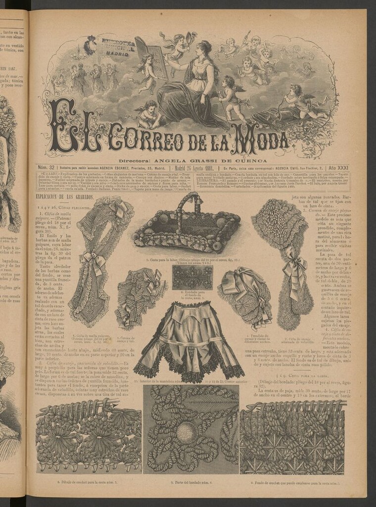 Miniatura de El Correo de la Moda: periódico del bello sexo del 26 de agosto de 1881