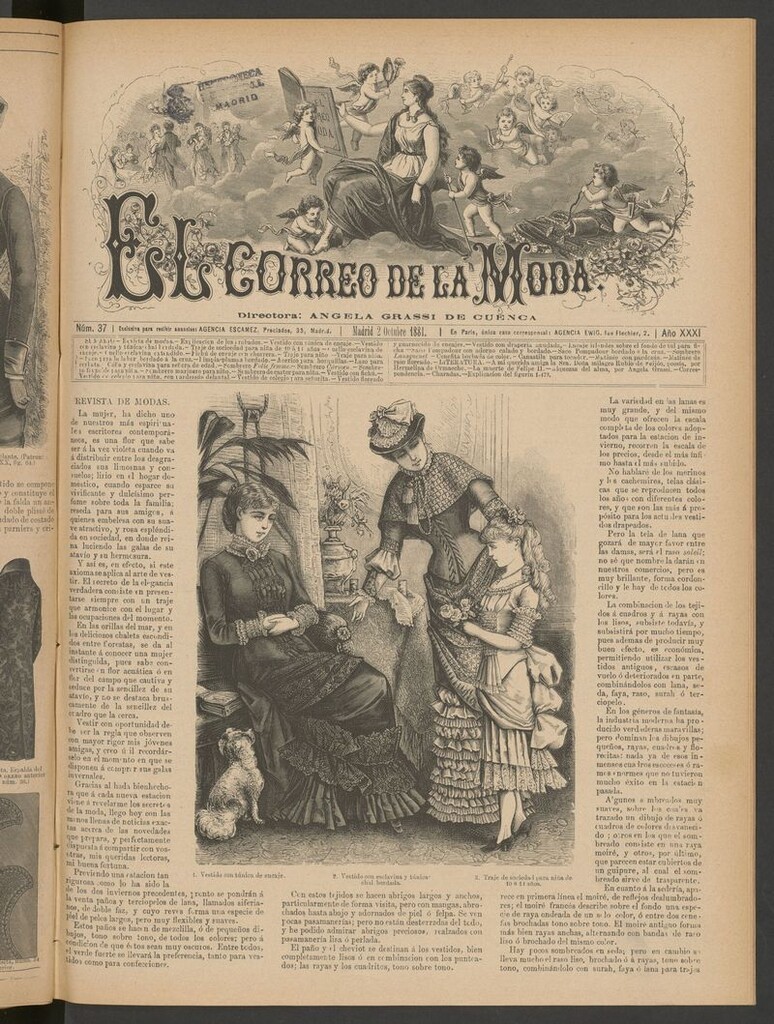 Miniatura de El Correo de la Moda: periódico del bello sexo del 2 de octubre de 1881