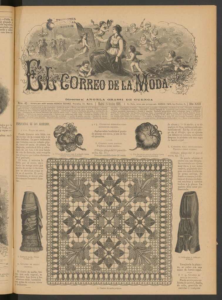 Miniatura de El Correo de la Moda: periódico del bello sexo del 26 de octubre de 1881