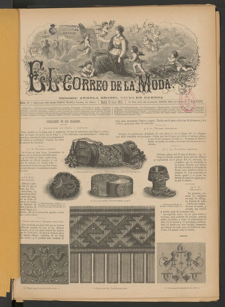 Miniatura de El Correo de la Moda: periódico del bello sexo del 26 de enero de 1882
