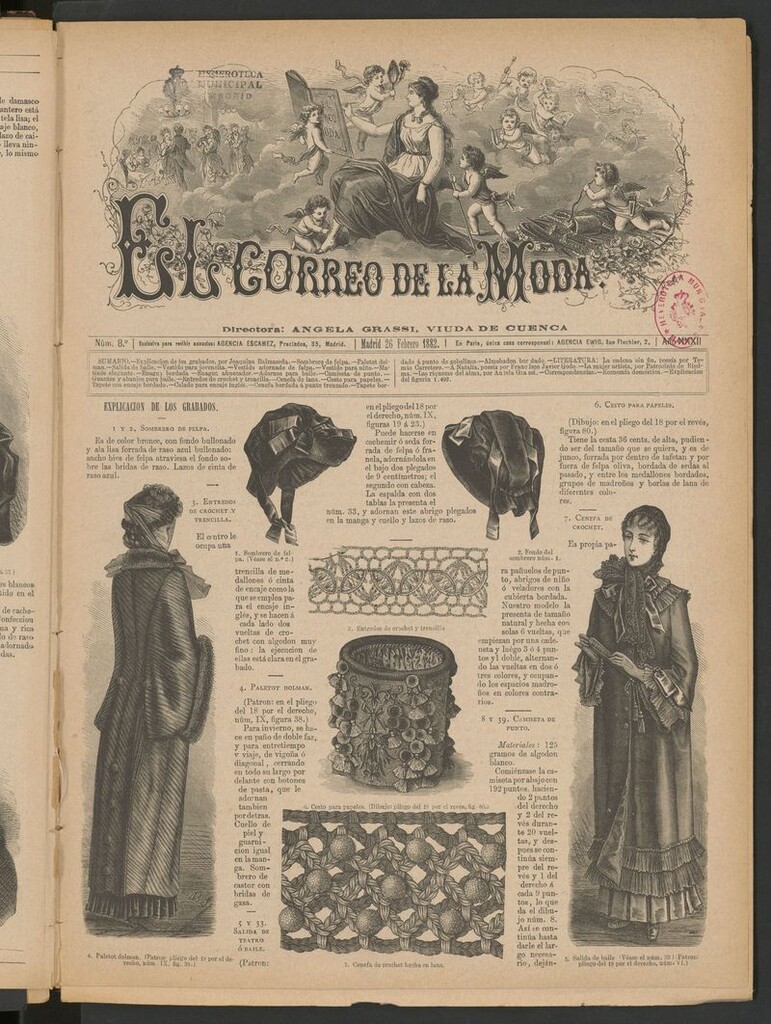 Miniatura de El Correo de la Moda: periódico del bello sexo del 26 de febrero de 1882