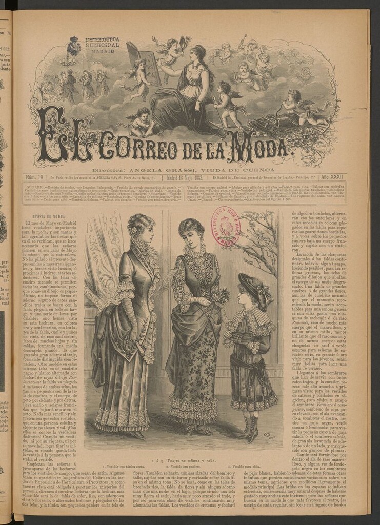 Miniatura de El Correo de la Moda: periódico del bello sexo el 18 de mayo de 1882