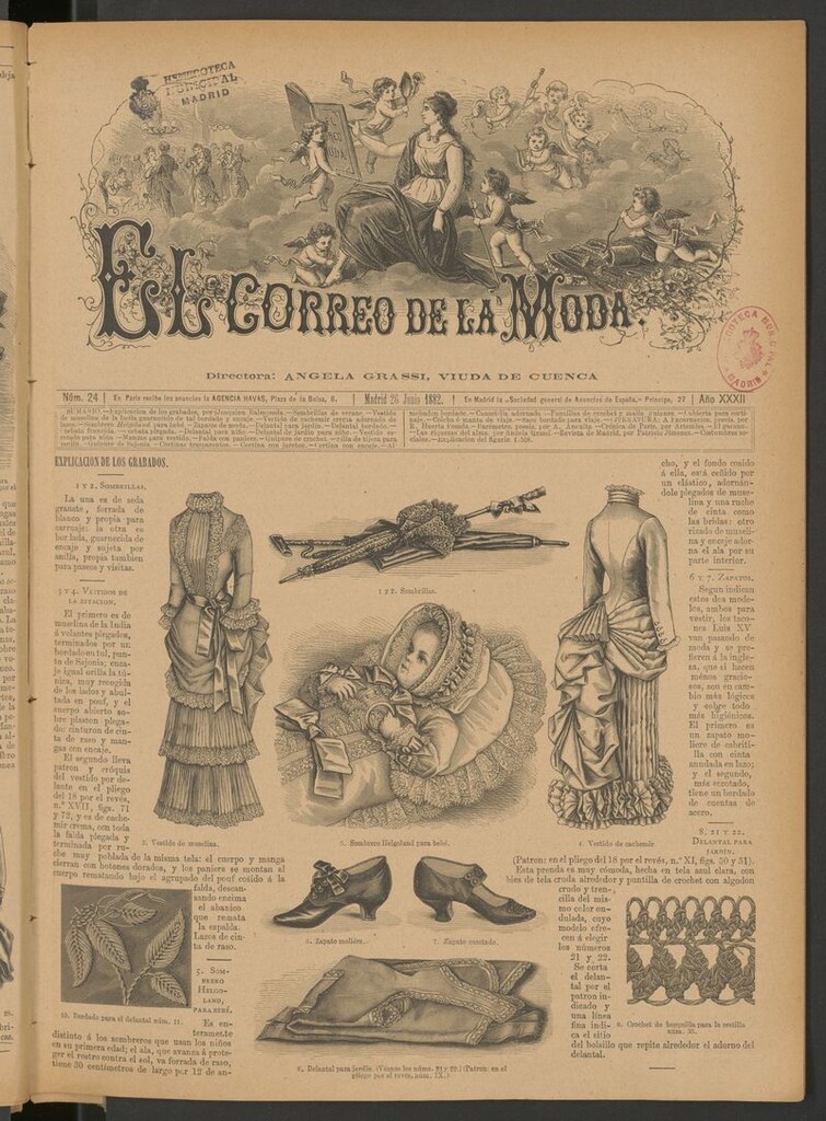 Miniatura de El Correo de la Moda: periódico del bello sexo del 26 de junio de 1882