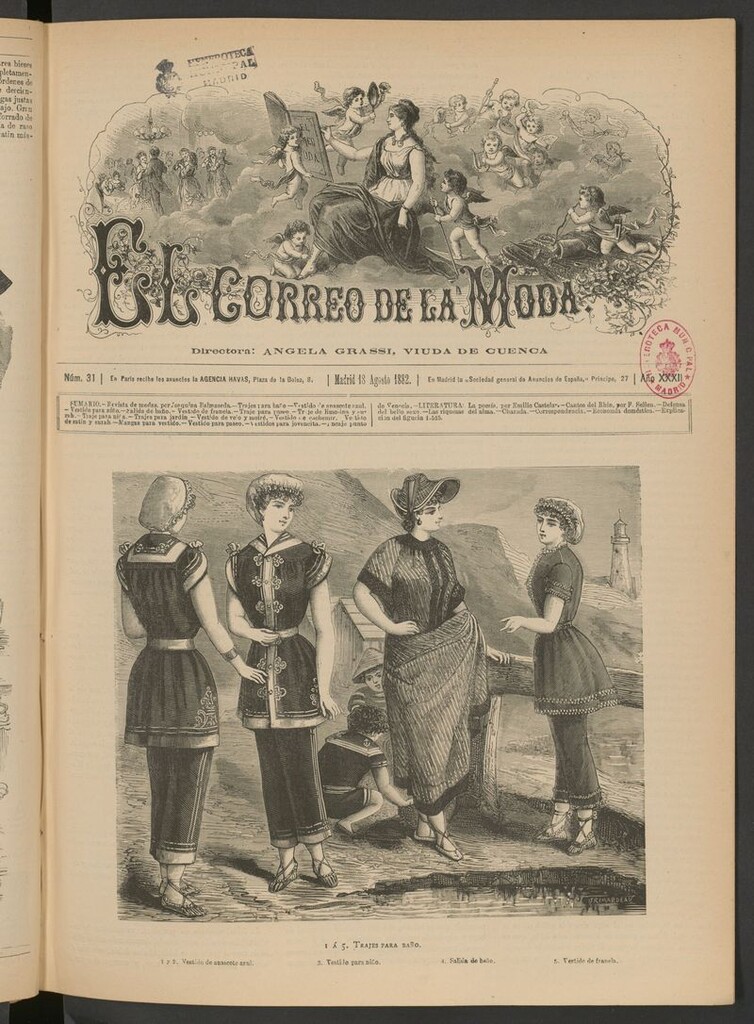 Miniatura de El Correo de la Moda: periódico del bello sexo del 18 de agosto de 1882