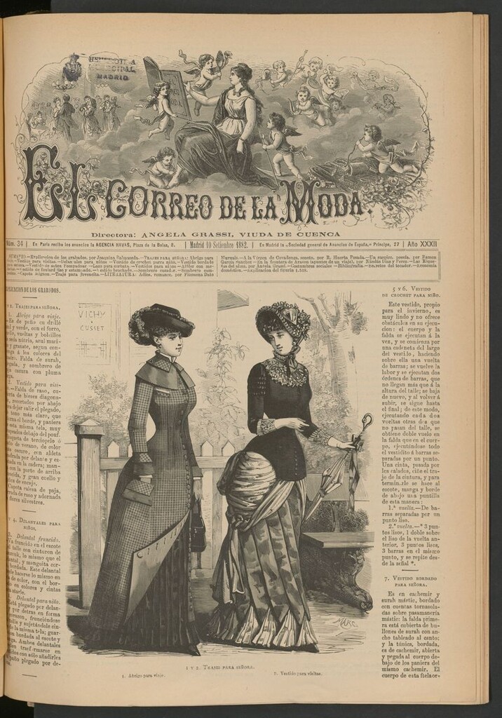 Miniatura de El Correo de la Moda: periódico del bello sexo del 10 de septiembre de 1882