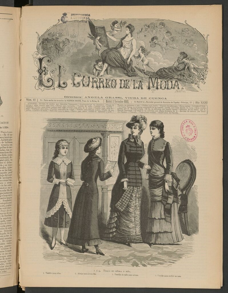 Miniatura de El Correo de la Moda: periódico del bello sexo del 2 de noviembre de 1882