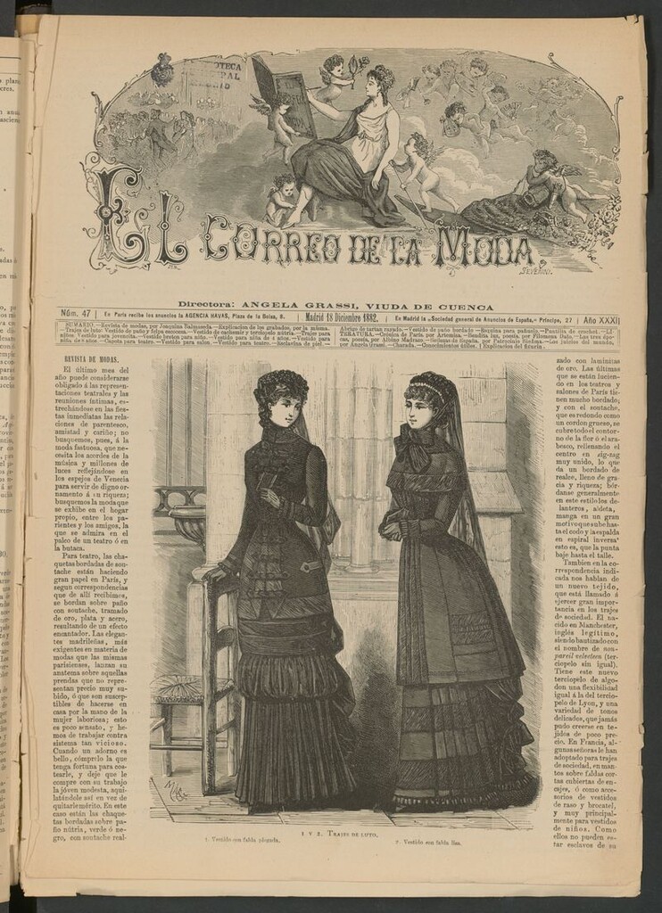 Miniatura de El Correo de la Moda: periódico del bello sexo del 18 de diciembre de 1882